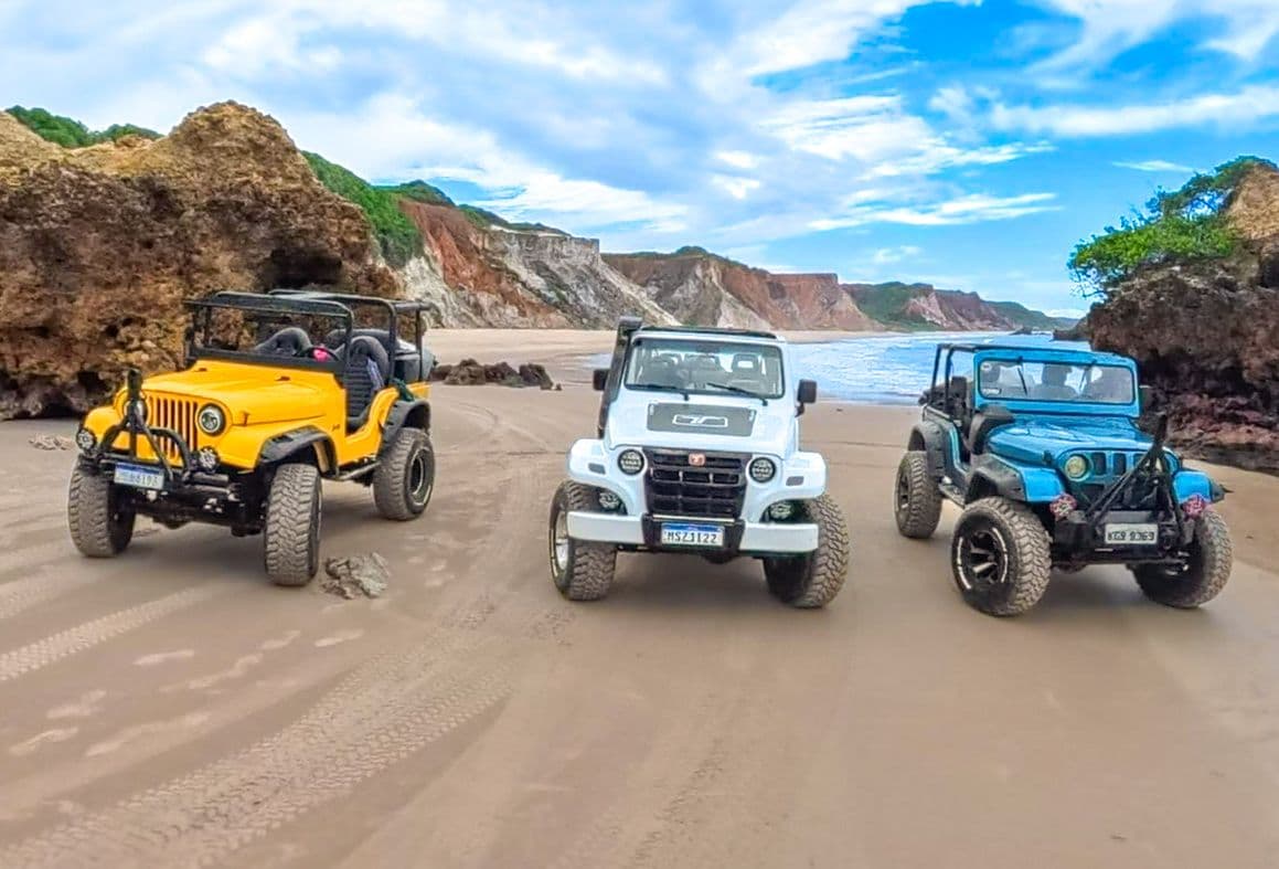 Veículos 4x4 aberto